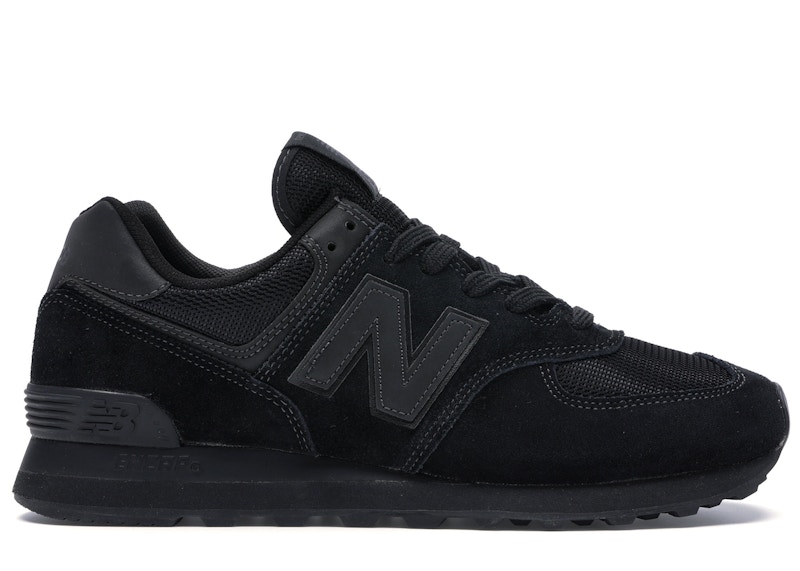 new balance 574 black size 8