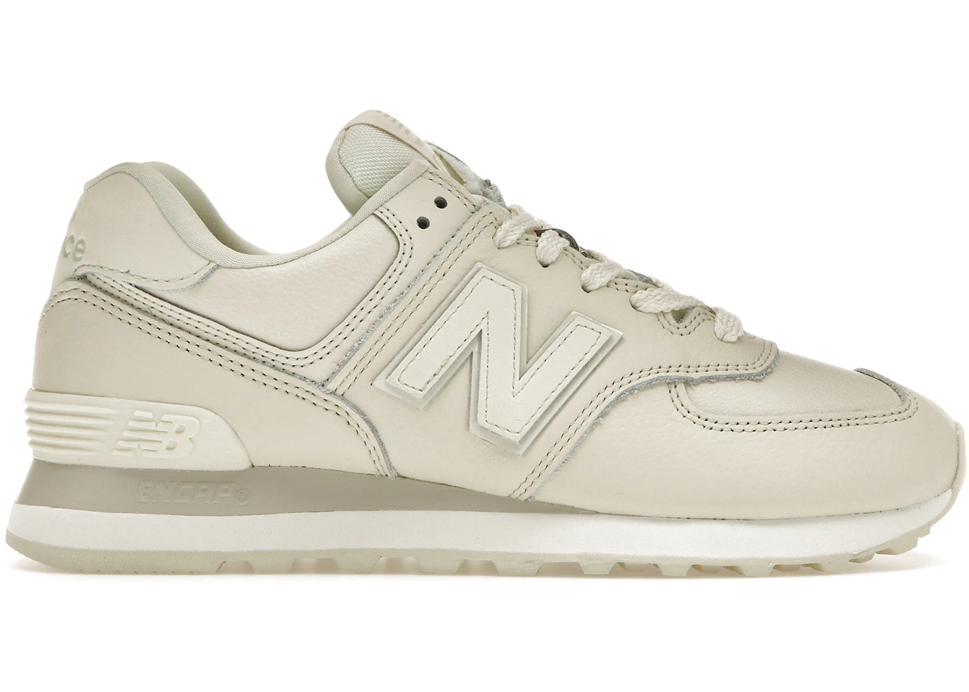 New Balance 574 Triple Cream Leather (Women's) WL574IR2 US