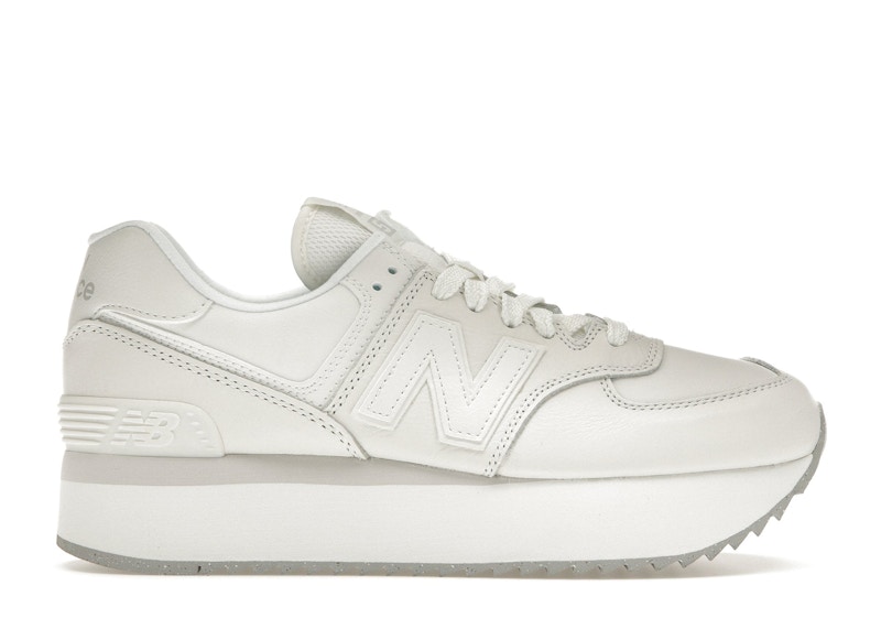 New balance 574 women hot sale white