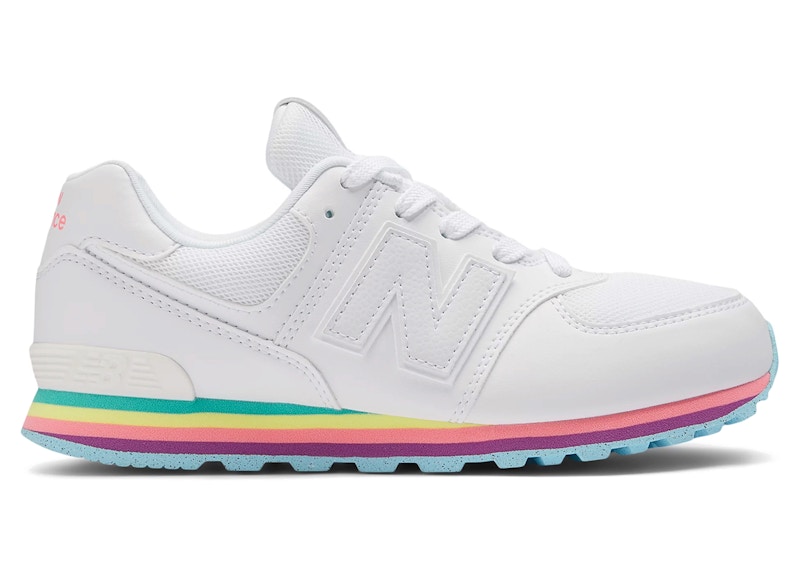 New Balance 574 Bianco Multi (GS)