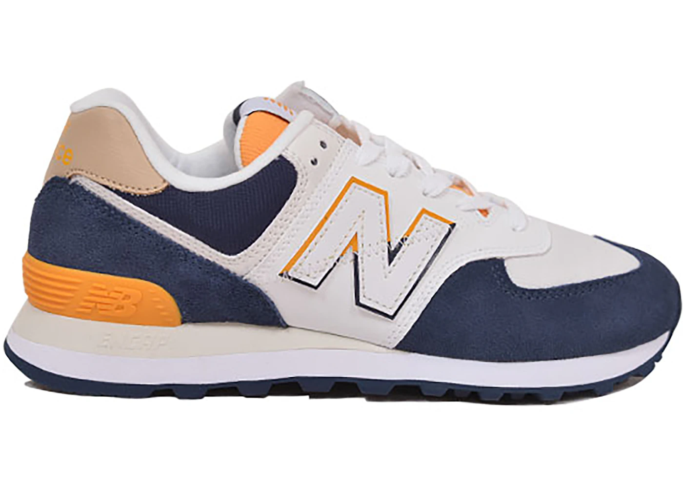 New Balance 574 White Navy Yellow Men s ML574SUR US