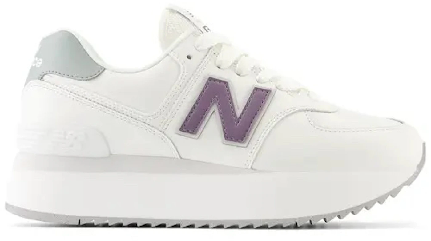 New Balance 574 White Nori Pink (Women's) Trainers - WL574ZFG - GB