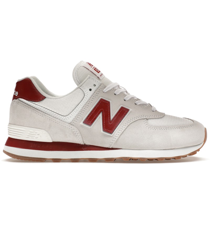 Nb 574 Zapatillas Rojas Mujer New Balance New Balance 574 Blanco