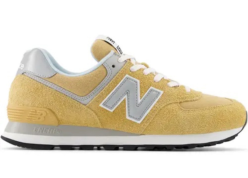 New Balance 574 Giallo Pelle Scamosciata Uomo U574PGW IT