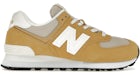 New Balance 574 Yellow White