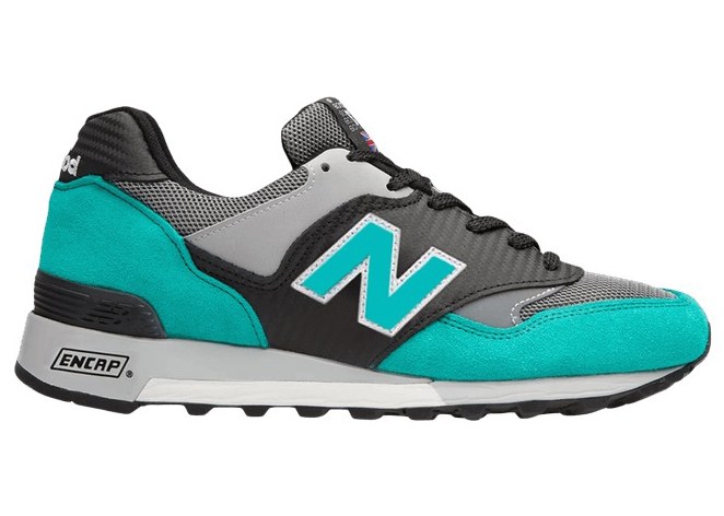 New Balance 577 Made in England Aqua Grey Black Men's - M577MK - US