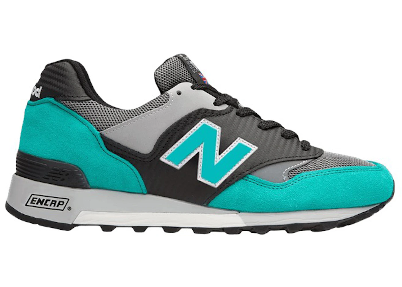 New Balance 577 Made in England Aquagrau Schwarz Herren – M577MK – DE