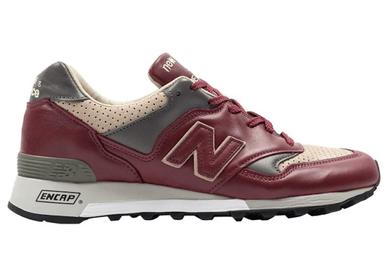 New Balance 577 Made in England Burgundy Taupe Grey Men s