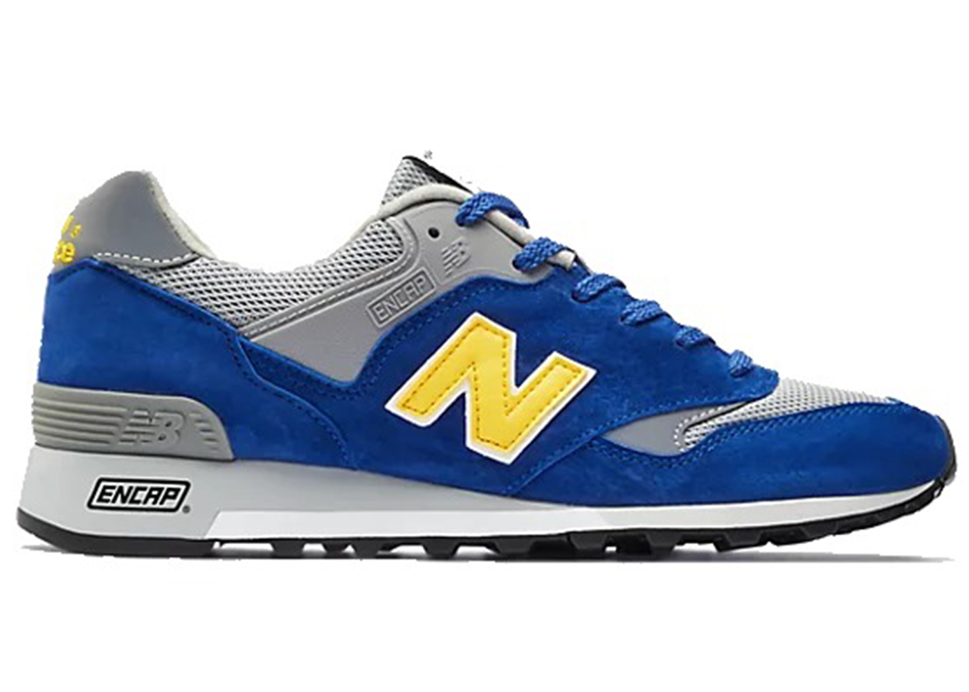 New Balance 577 MiUK Blue Yellow Grey Men's - M577BYG - US