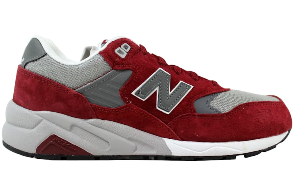 New Balance 580 Elite Burgundy Grey Mrt580by Us New Balance 580 Elite Burgundy Grey Mrt580by Us