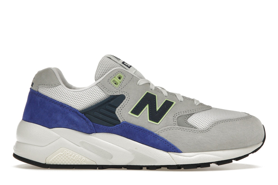 Pre-owned New Balance 580 Raincloud Marine Blue Lime Green In Raincloud/white/marine Blue