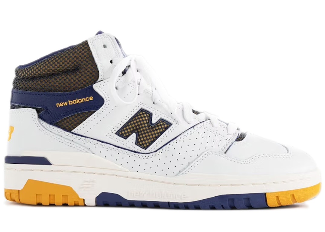 Pre-owned New Balance 650r Aime Leon Dore Masaryk Community Gym Yellow In White/yellow