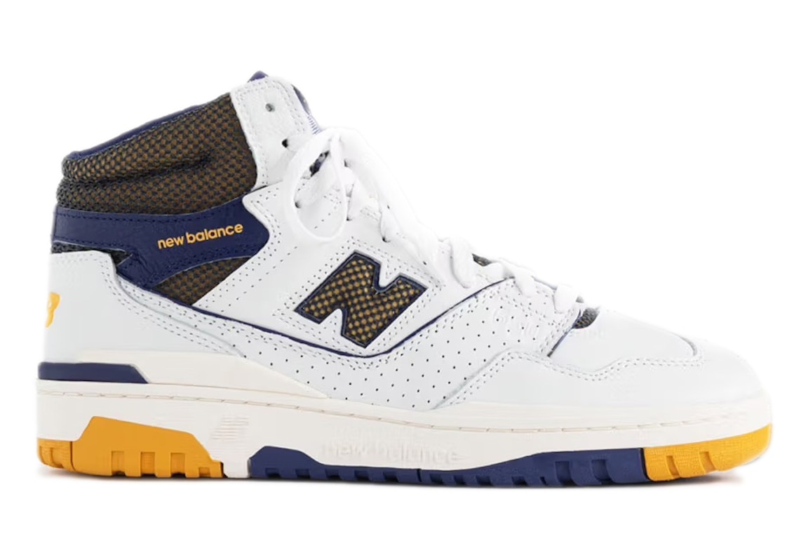 Pre-owned New Balance 650r Aime Leon Dore Masaryk Community Gym Yellow In White/yellow