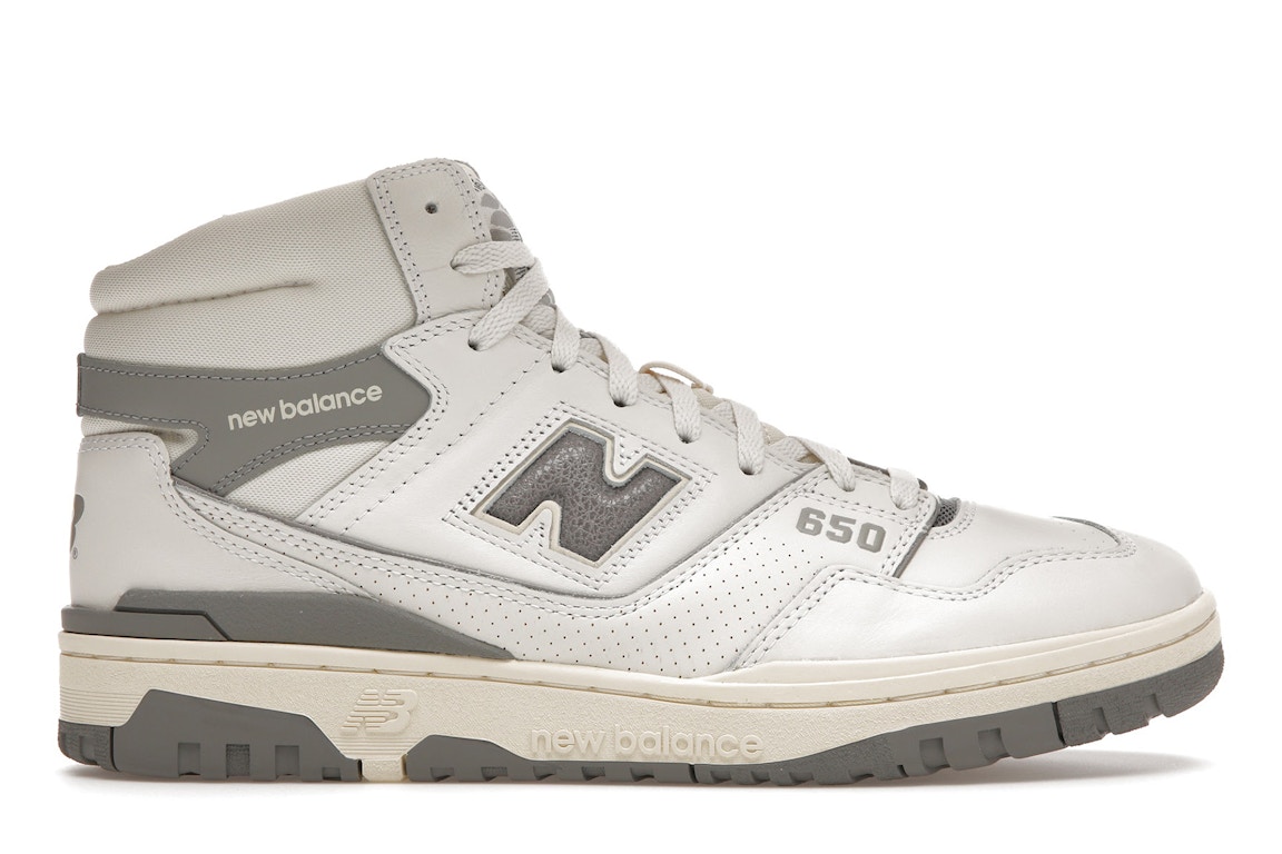 Pre-owned New Balance 650r Aime Leon Dore White Grey In White/grey