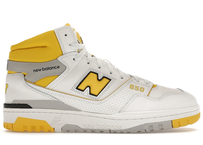 Pre-owned New Balance Men's 650r Sneakers In White/honeycomb/raincloud