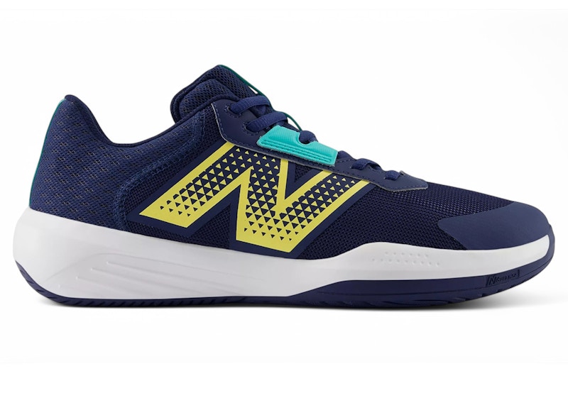 New Balance Men's 696v6 Tennis Shoes - White/Orange - MCH696I6