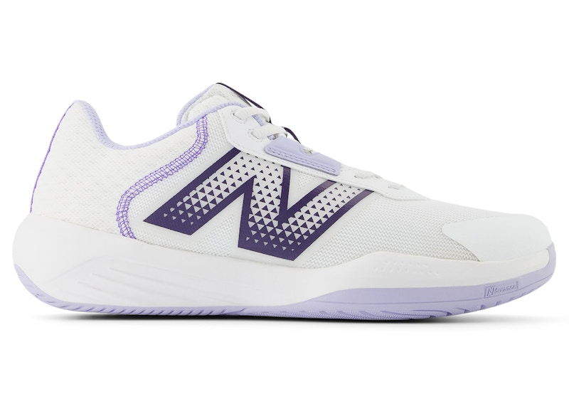New Balance Men's 696v6 Tennis Shoes - White/Grey - MCH696O6
