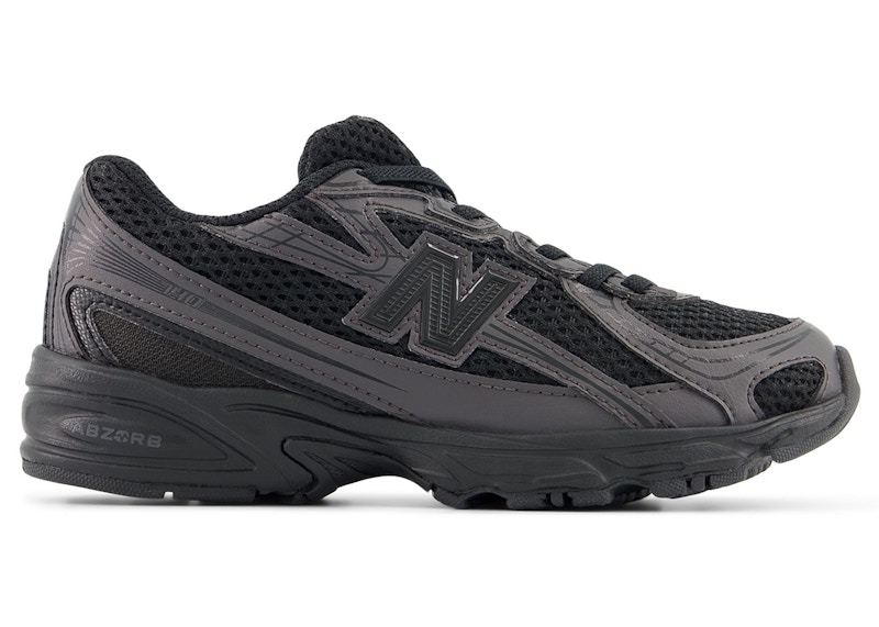 New Balance 740 Bungee Lace Black Cement (PS) - PZ740BO - US