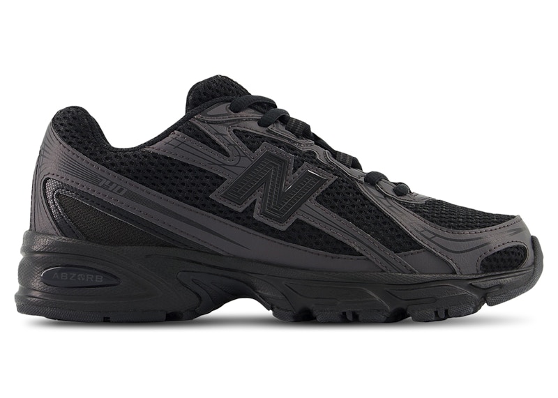 New Balance 740 Triple Black (GS) - GR740BO - US