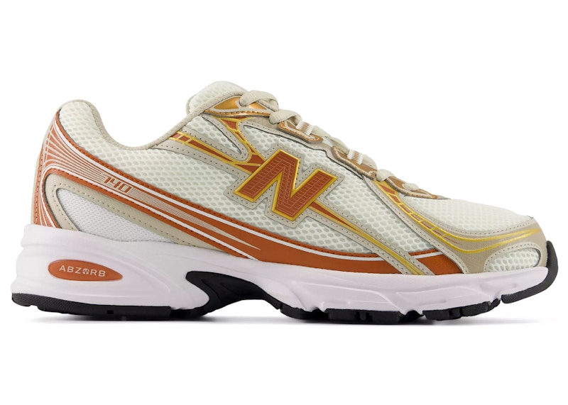 Men's New Balance 740 Sneakers in White/Cinnamon