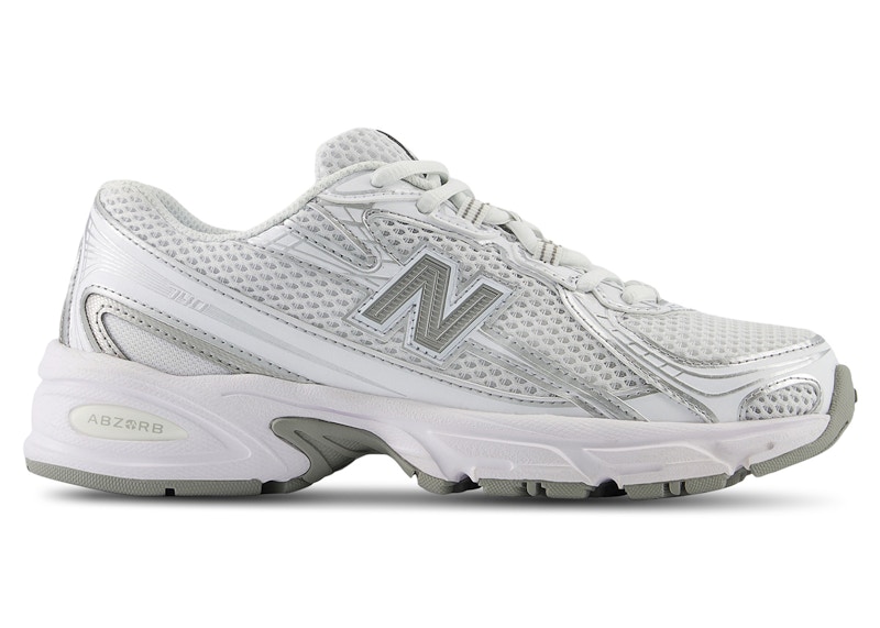 【New Balance】 正規品★ 740 White Silver llic New Balance 740 | Foot Locker