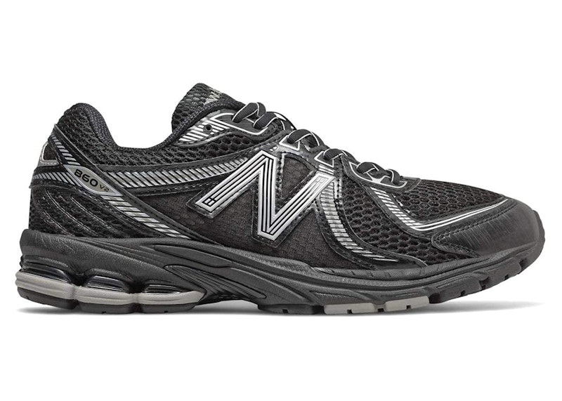 New Balance 860v2 Black Silver Men's - ML860XC - US