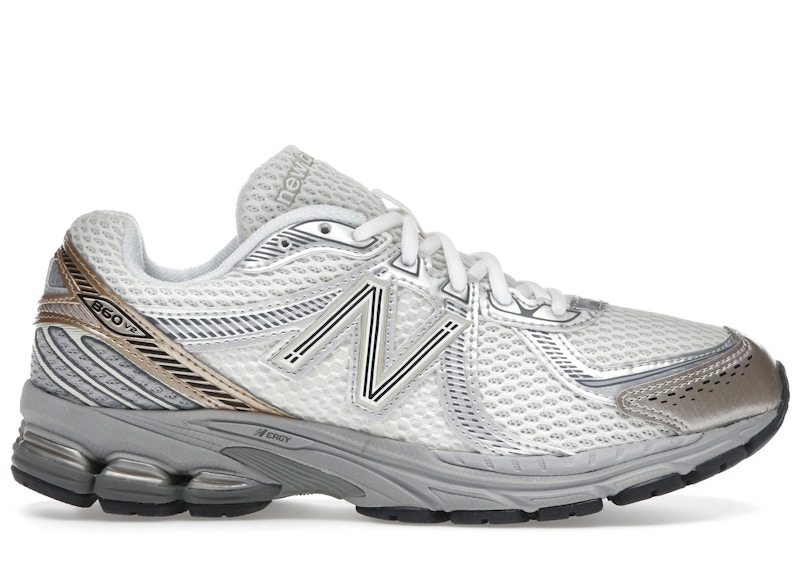 New Balance 860v2 Sea Salt Gold Metallic