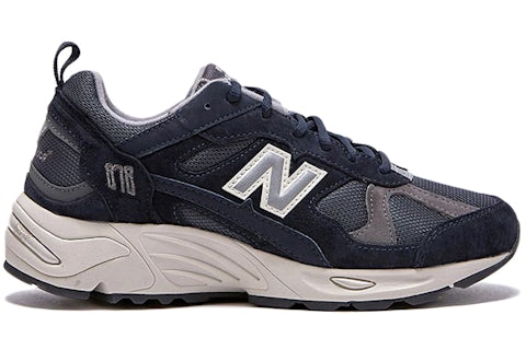 New Balance 878 Navy Silver Men's Trainers CM878KE1 GB