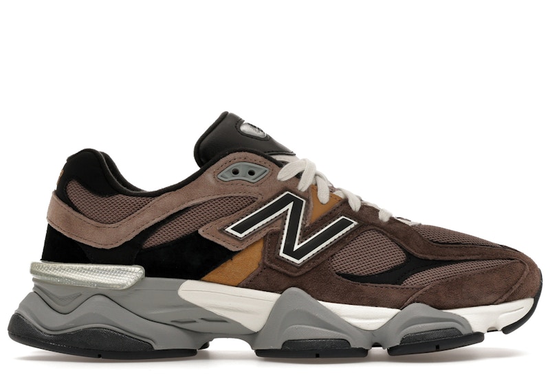 Men's New Balance 9060 Sneakers in Dark Mushroom/Black/Grey