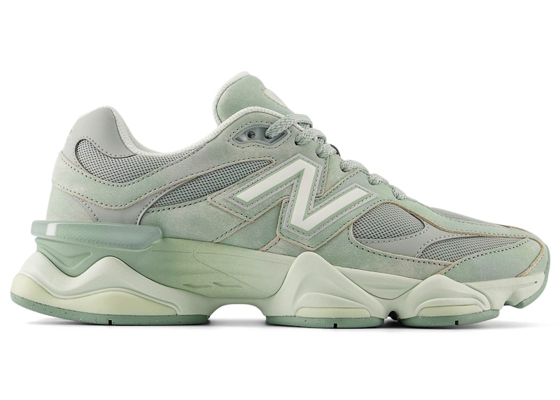 Men's New Balance 9060 Sneakers in Mosaic Green/Sea Salt