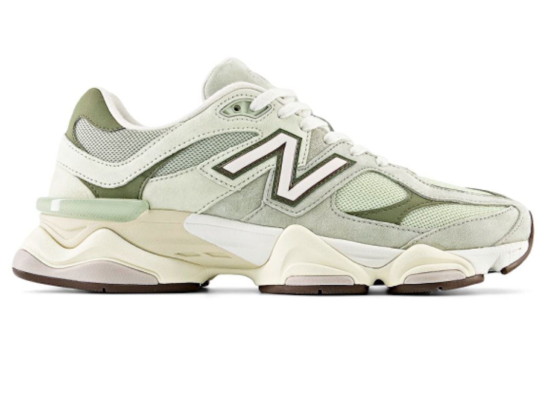 Pre-owned New Balance 9060 Olivine In Green