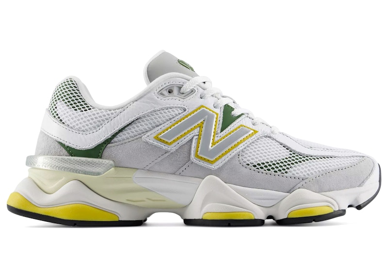 Men's New Balance 9060 Sneakers in White/Apollo Gold