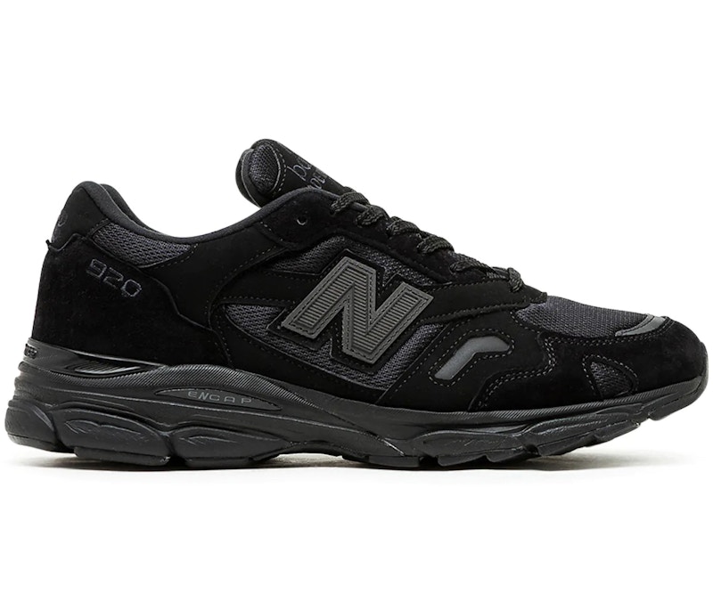 New Balance 920 MiUK Black Grey Men's - M920BLK - US