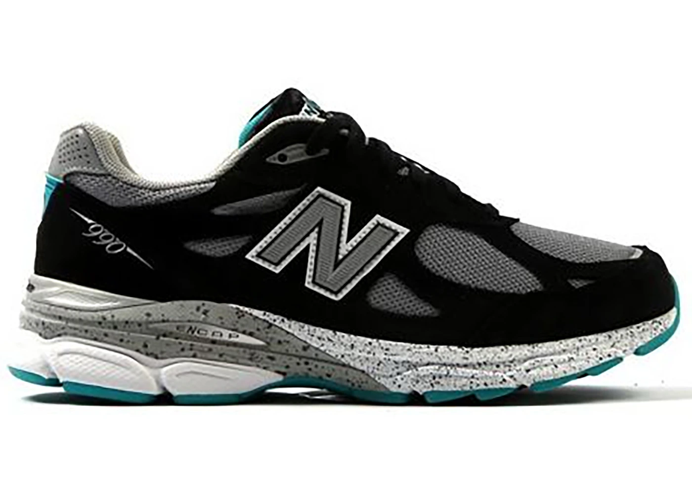 New Balance 990v3 Black Grey Teal Herren M990OB3 DE