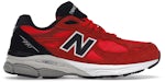 New Balance 990v3 MiUSA Red Suede