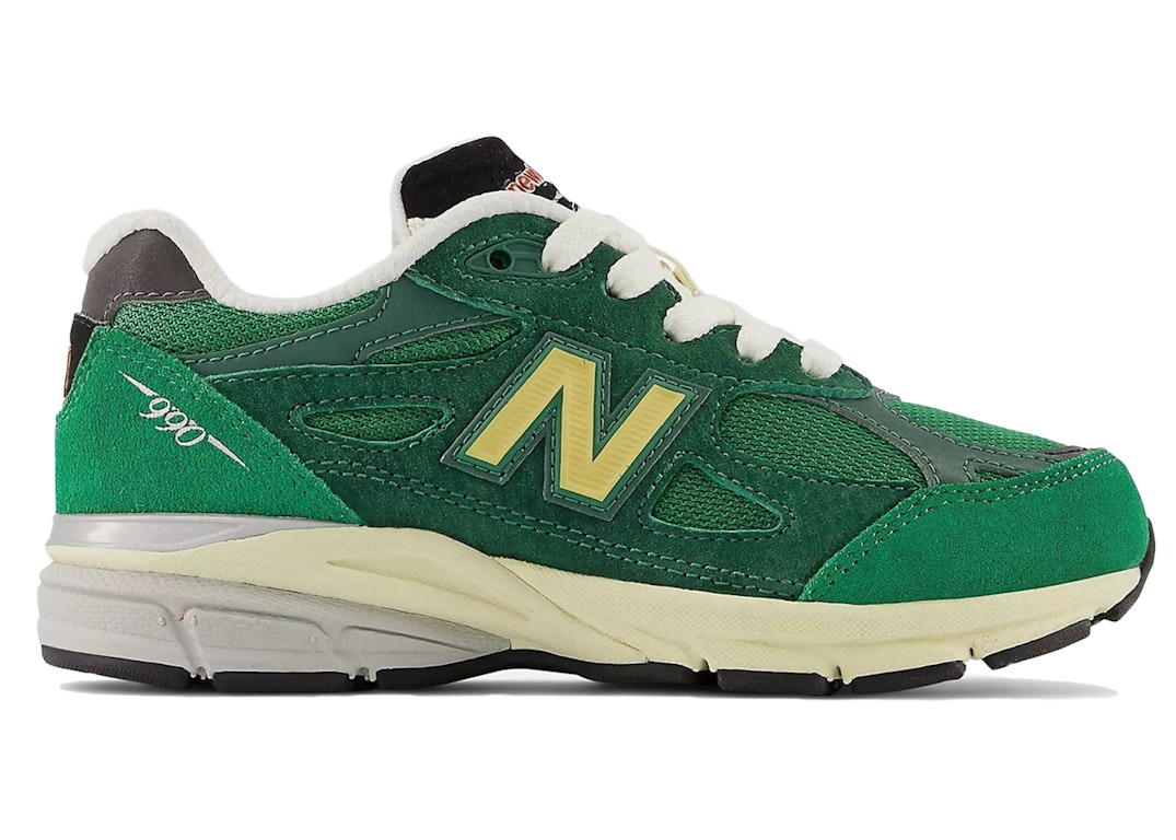 Pre-owned New Balance 990v3 Varsity Green Gold (ps) In Varsity Green/team Forest Green