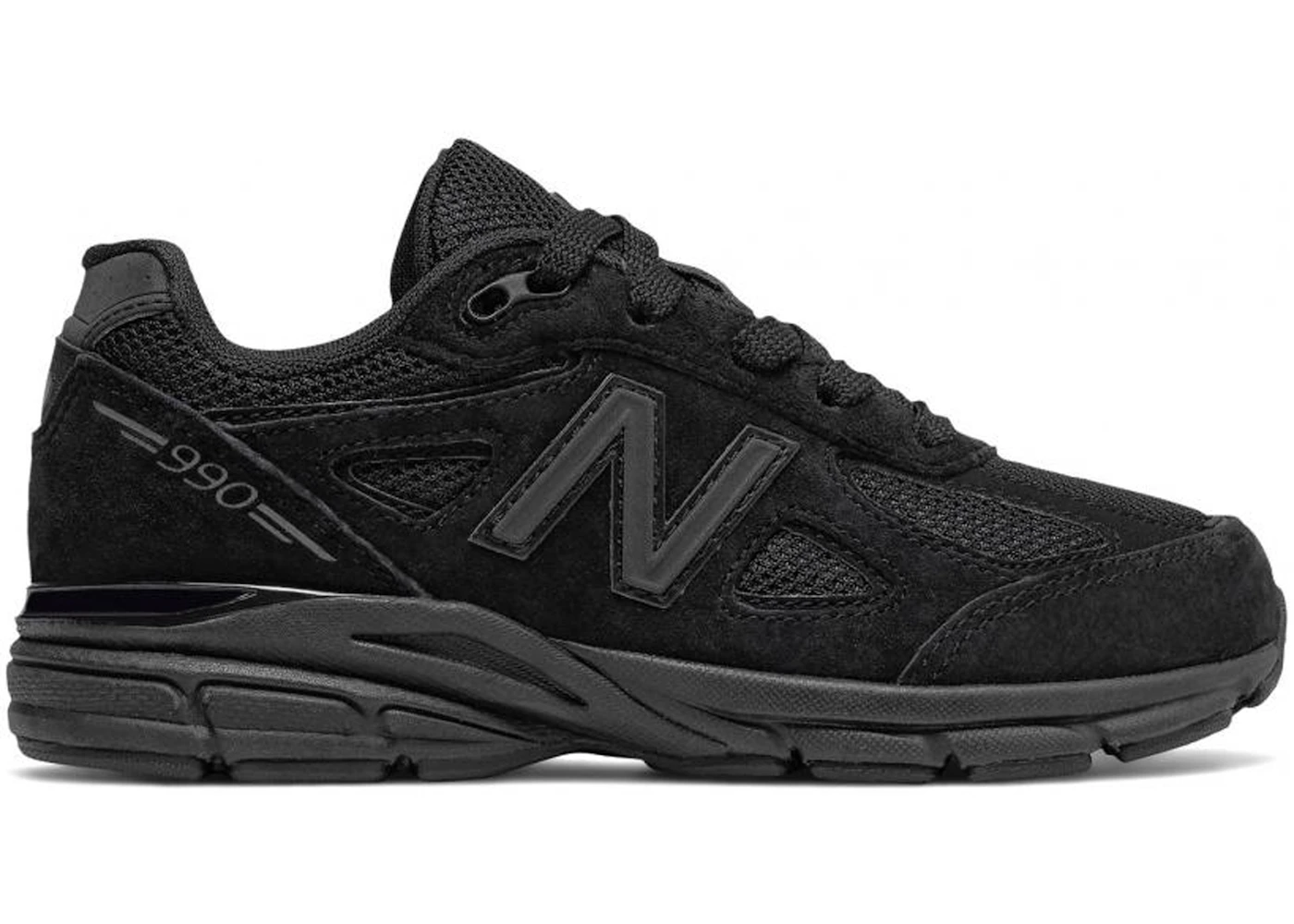 New balance 990v4 all best sale black