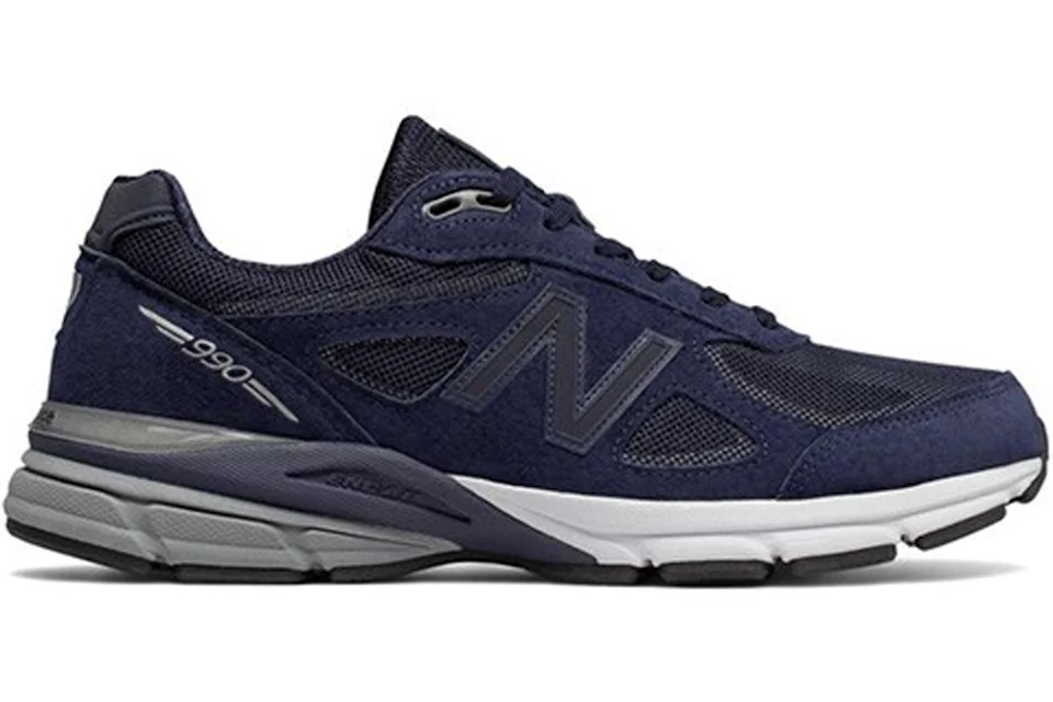 New Balance 990v4 Reflective Navy Men s Trainers M990NLE4 GB