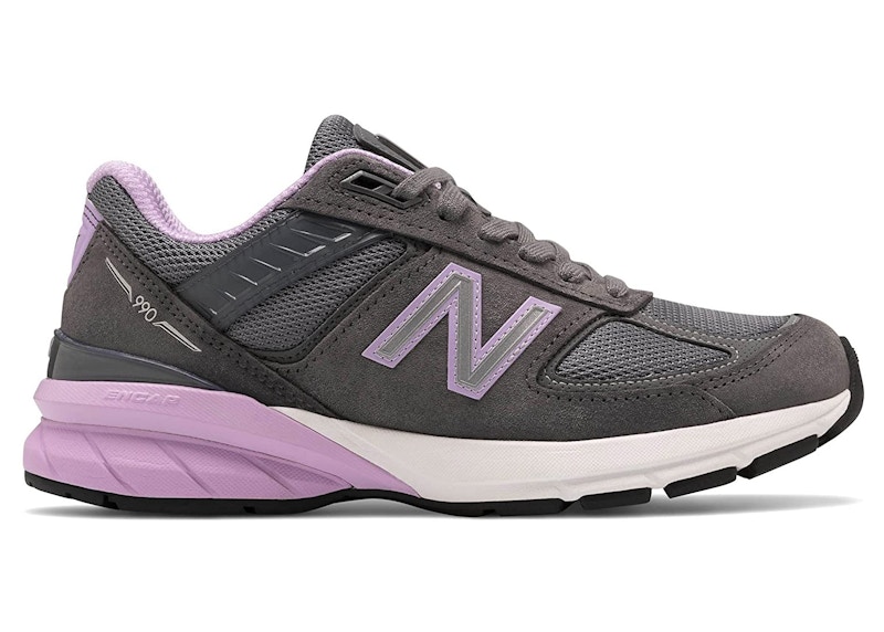 New Balance 990v5 MiUSA Lead Dark Violet Glow Women s