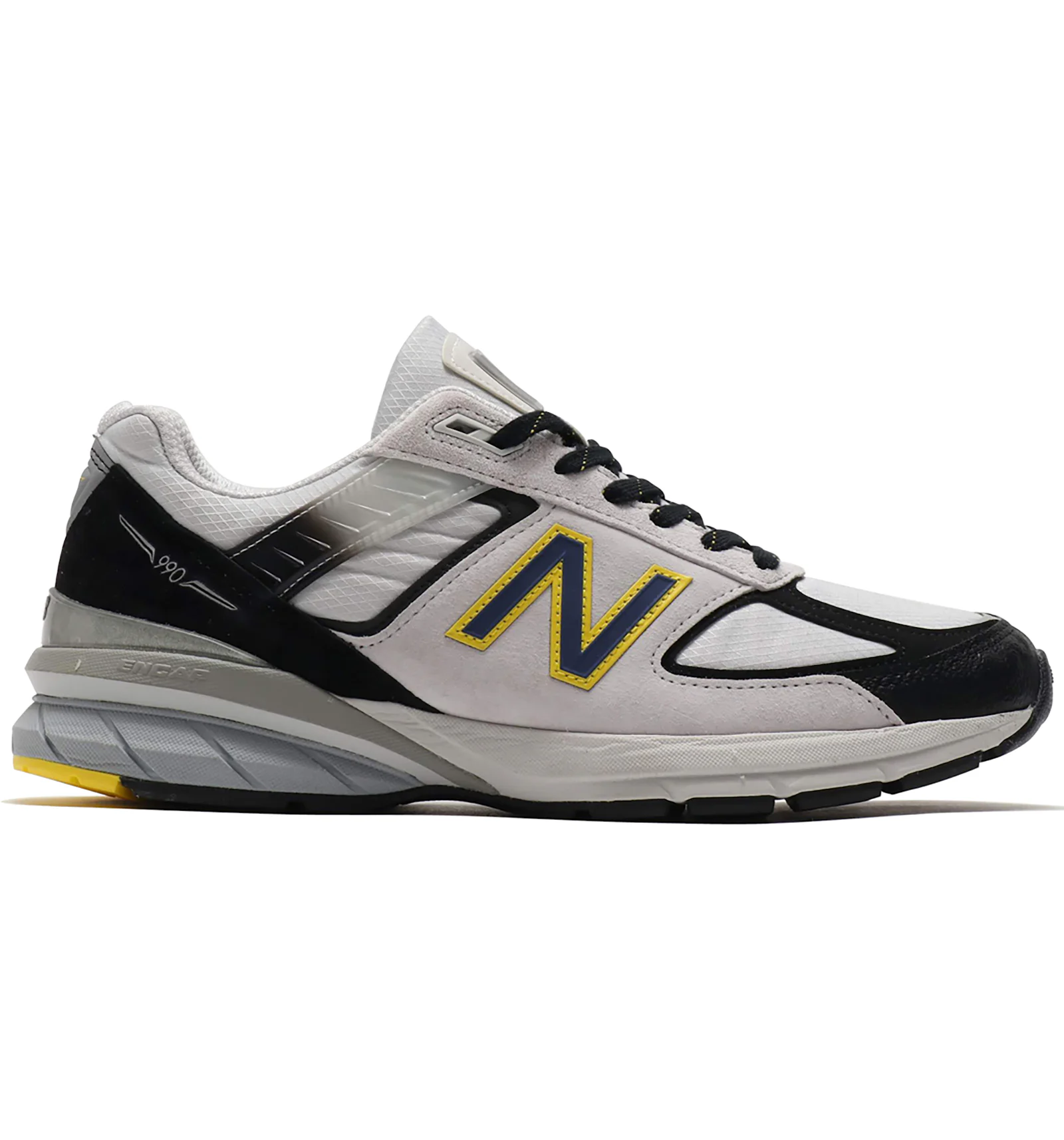 New Balance 990v5 Silver Black Yellow Herren M990SB5 DE