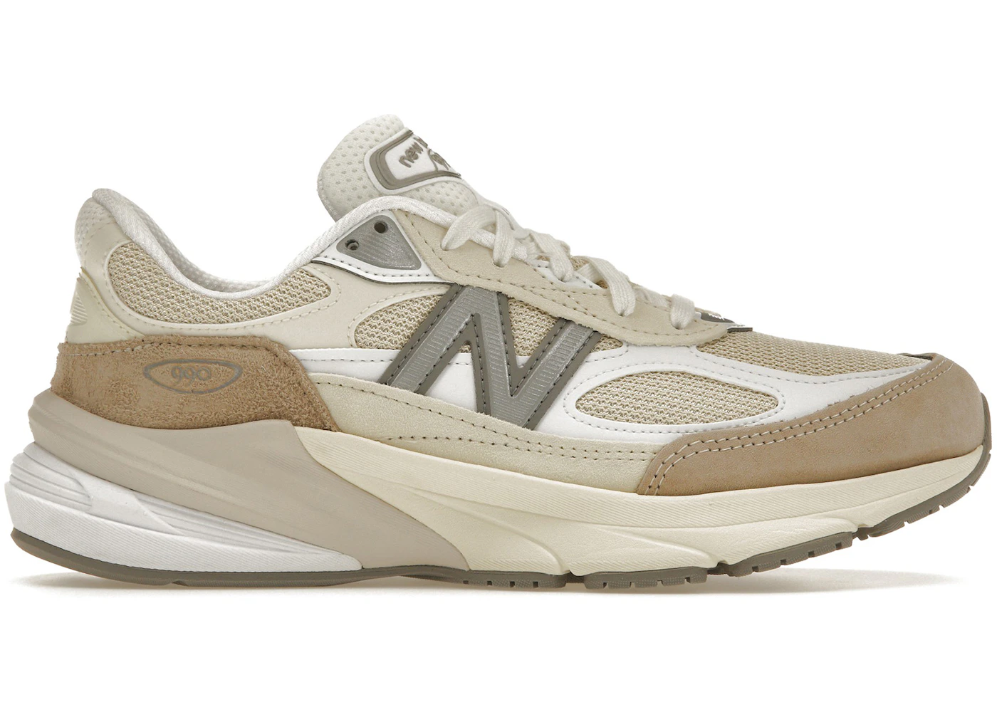 New Balance 990v6 MiUSA Cream Men's Trainers M990SS6 GB