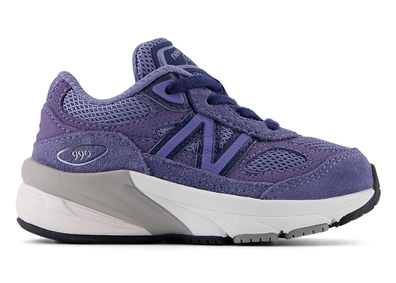Pre-owned New Balance 990v6 Navy Sneakers In Purple/nb Navy Blue In Multi