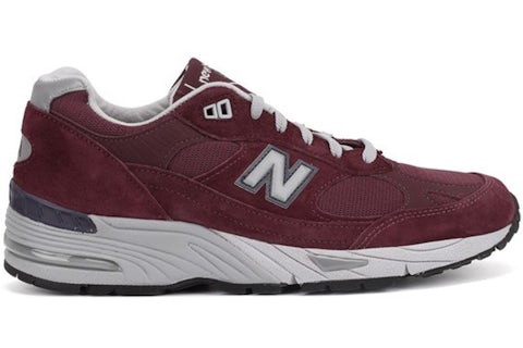 New balance 991 burgundy clearance