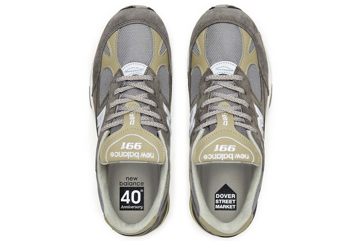 Pre-owned New Balance 991 Dover Street Market Miuk 40th Anniversary Grey In Grey/grey