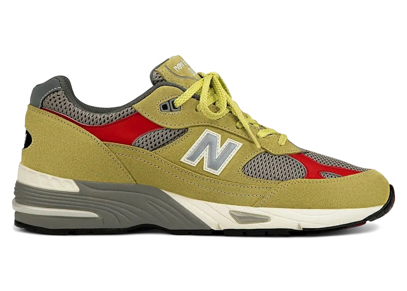 New Balance 991 MiUK Aimé Leon Dore Celery Men's - Sneakers - US