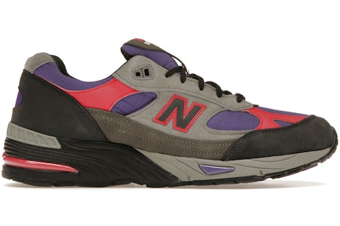 Balance 991 New Balance Femme Prune 991 Sneakers New Balance 991