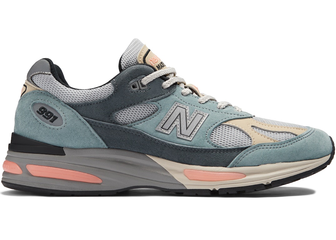 Pre-owned New Balance 991 Miuk Silver Blue Turbulence In Silver Blue/turbulence/quiet Grey