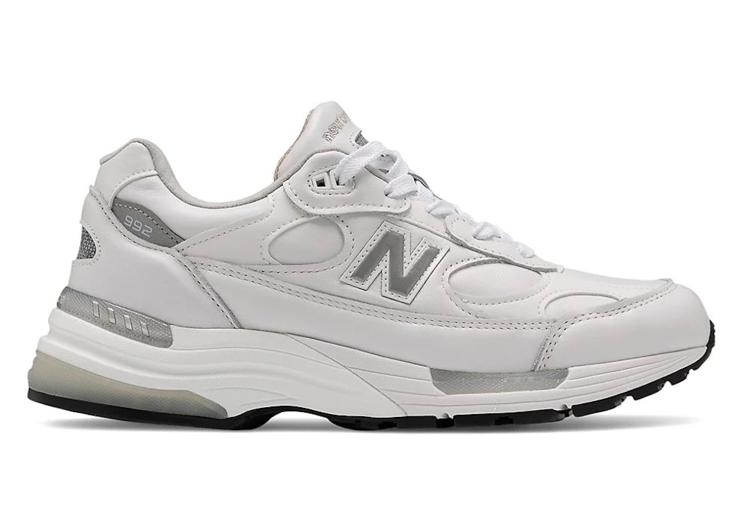 Pre-owned New Balance 992 Miusa White Silver In White/silver