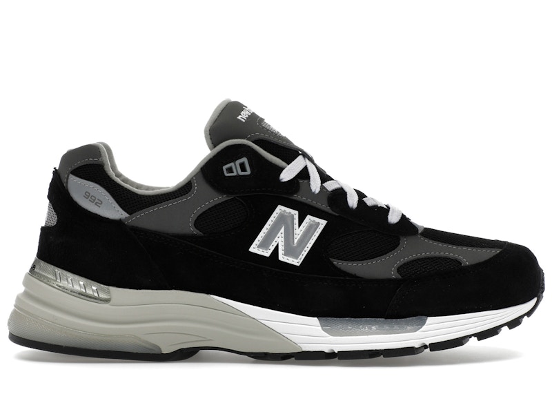 New Balance 992 MiUSA Black Grey Men's - U992BK - US