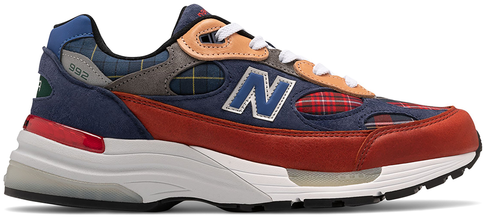 new balance plaid sneakers
